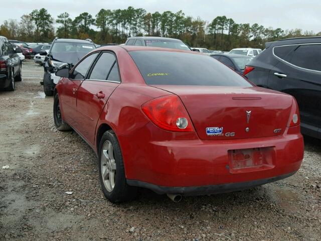 1G2ZH58N174249850 - 2007 PONTIAC G6 GT RED photo 3