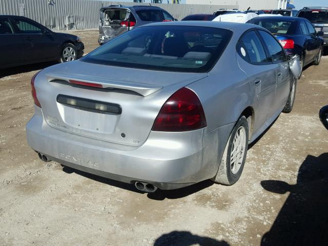 2G2WP522141191363 - 2004 PONTIAC GRAND PRIX ვერცხლისფერი ფოტო 4