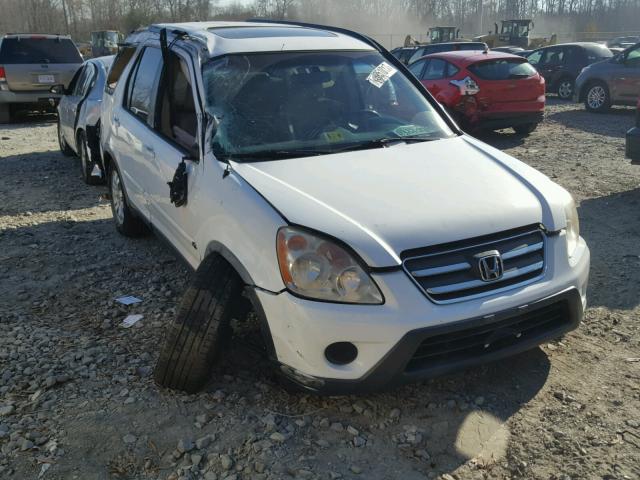 JHLRD78996C023178 - 2006 HONDA CR-V SE WHITE photo 1