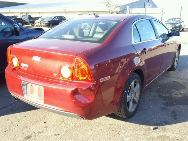 1G1ZJ57B69F200957 - 2009 CHEVROLET MALIBU 2LT RED photo 4