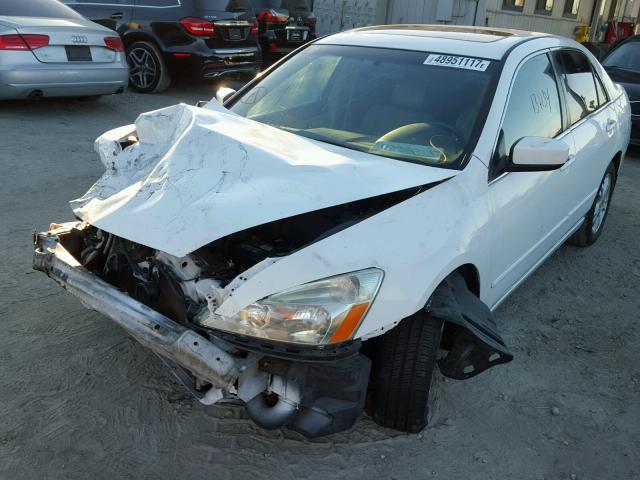 1HGCM56746A157361 - 2006 HONDA ACCORD EX WHITE photo 2