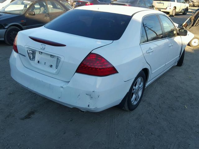 1HGCM56746A157361 - 2006 HONDA ACCORD EX WHITE photo 4