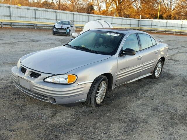 1G2NF52TXYM855855 - 2000 PONTIAC GRAND AM S 银色 照片 2