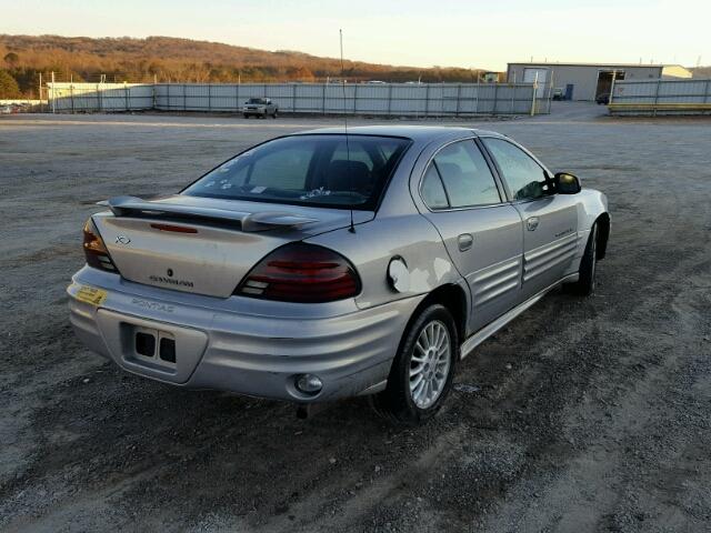 1G2NF52TXYM855855 - 2000 PONTIAC GRAND AM S SILVER photo 4