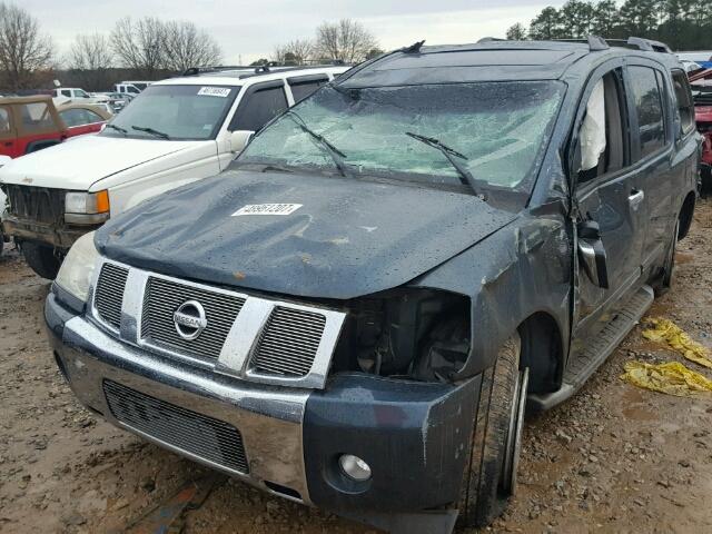 5N1AA08A14N730891 - 2004 NISSAN ARMADA SE GREEN photo 2