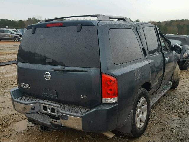 5N1AA08A14N730891 - 2004 NISSAN ARMADA SE GREEN photo 4