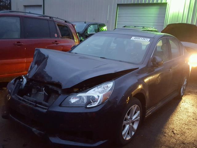 4S3BMBC66D3030858 - 2013 SUBARU LEGACY 2.5 BLUE photo 2