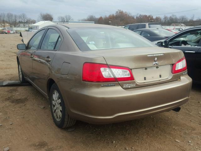 4A3AB36FX9E013332 - 2009 MITSUBISHI GALANT ES GOLD photo 3