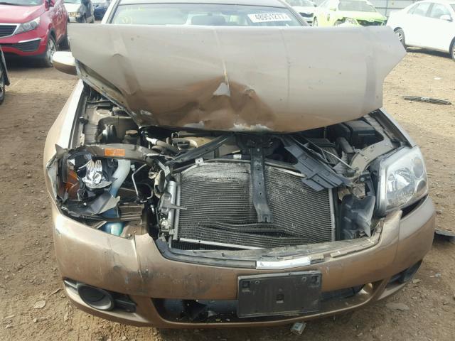 4A3AB36FX9E013332 - 2009 MITSUBISHI GALANT ES GOLD photo 9