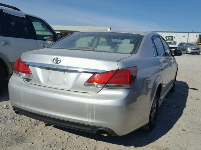 4T1BK3DB4BU412574 - 2011 TOYOTA AVALON BAS SILVER photo 4