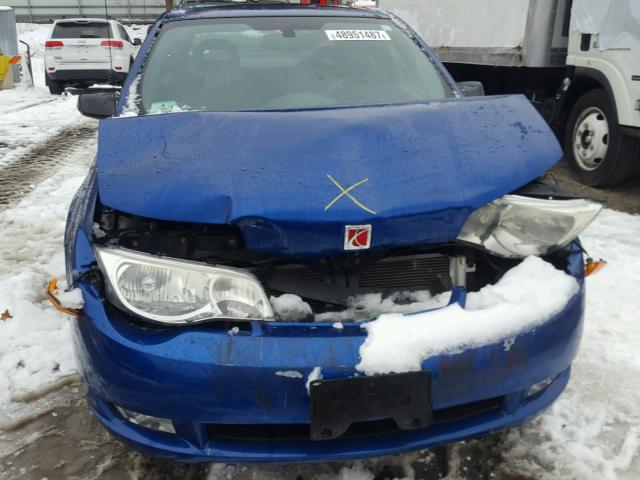 1G8AW18F16Z170013 - 2006 SATURN ION LEVEL BLUE photo 9