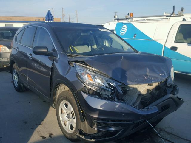 3CZRM3H38GG708864 - 2016 HONDA CR-V LX GRAY photo 1