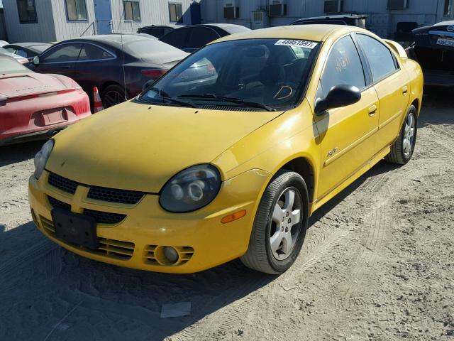 1B3ES76F43D136389 - 2003 DODGE NEON R/T YELLOW photo 2