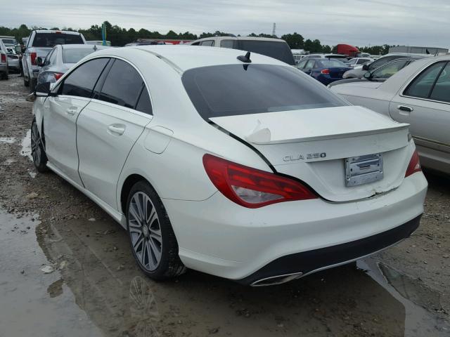 WDDSJ4EB8JN501025 - 2018 MERCEDES-BENZ CLA 250 WHITE photo 3