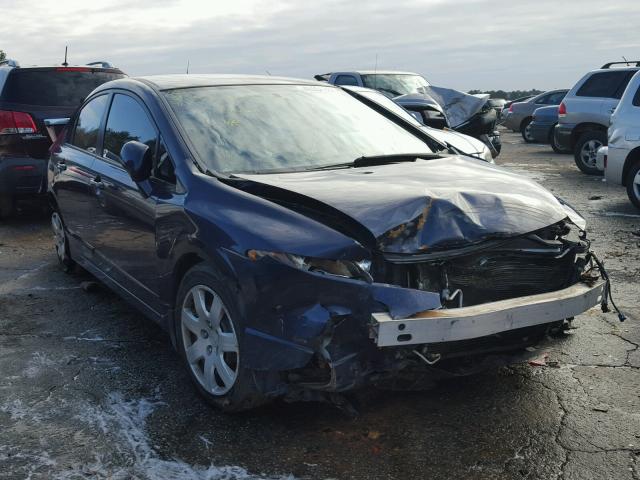 1HGFA16567L137289 - 2007 HONDA CIVIC LX BLUE photo 1