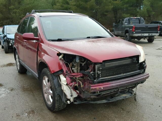 JHLRE48737C039680 - 2007 HONDA CR-V EXL BURGUNDY photo 1