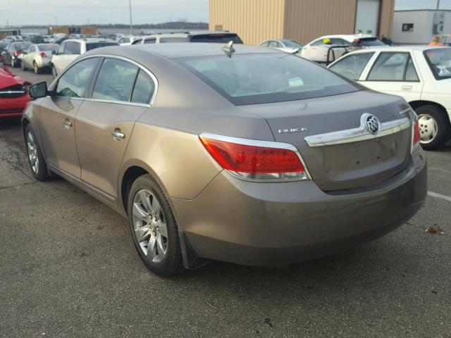 1G4GC5ED2BF280918 - 2011 BUICK LACROSSE C BROWN photo 3