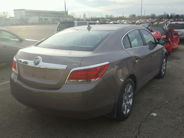 1G4GC5ED2BF280918 - 2011 BUICK LACROSSE C BROWN photo 4