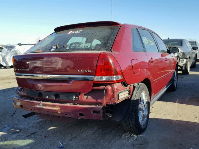 1G1ZT62885F323066 - 2005 CHEVROLET MALIBU MAX BURGUNDY photo 4