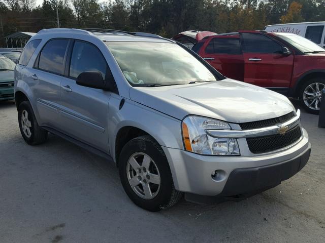 2CNDL63F056182627 - 2005 CHEVROLET EQUINOX LT SILVER photo 1