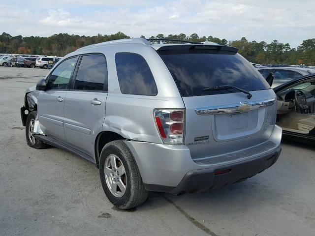 2CNDL63F056182627 - 2005 CHEVROLET EQUINOX LT SILVER photo 3