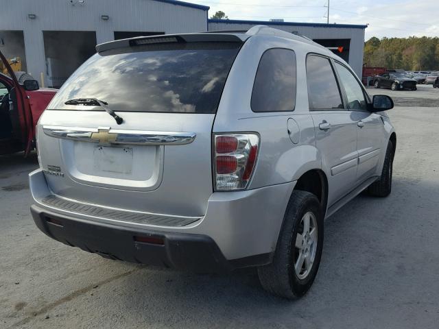 2CNDL63F056182627 - 2005 CHEVROLET EQUINOX LT SILVER photo 4