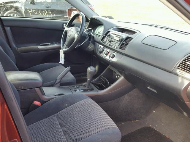 4T1BE32KX4U375656 - 2004 TOYOTA CAMRY LE ბურგუნდია ფოტო 5