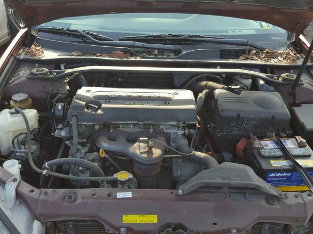 4T1BE32KX4U375656 - 2004 TOYOTA CAMRY LE ბურგუნდია ფოტო 7