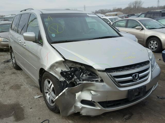 5FNRL38786B457070 - 2006 HONDA ODYSSEY EX SILVER photo 1