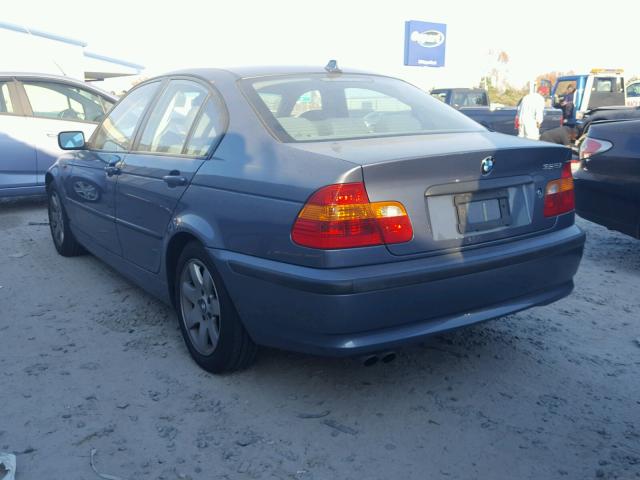 WBAEV33475KW19520 - 2005 BMW 325 I BLUE photo 3