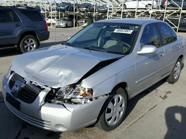 3N1CB51D56L574274 - 2006 NISSAN SENTRA 1.8 SILVER photo 2