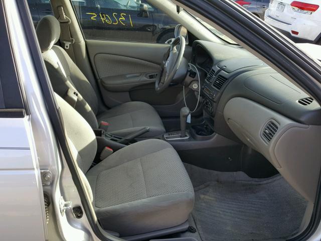 3N1CB51D56L574274 - 2006 NISSAN SENTRA 1.8 SILVER photo 5