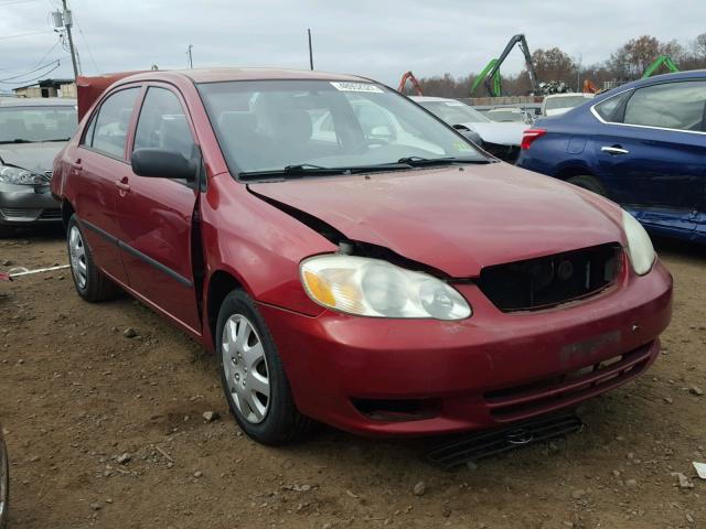 JTDBR32E442048698 - 2004 TOYOTA COROLLA CE RED photo 1