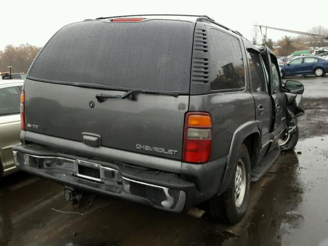 1GNEK13ZX2J169043 - 2002 CHEVROLET TAHOE K150 GRAY photo 4