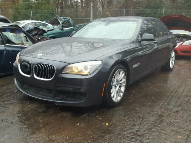 WBAKB8C53BCY66847 - 2011 BMW 750LI BLUE photo 2