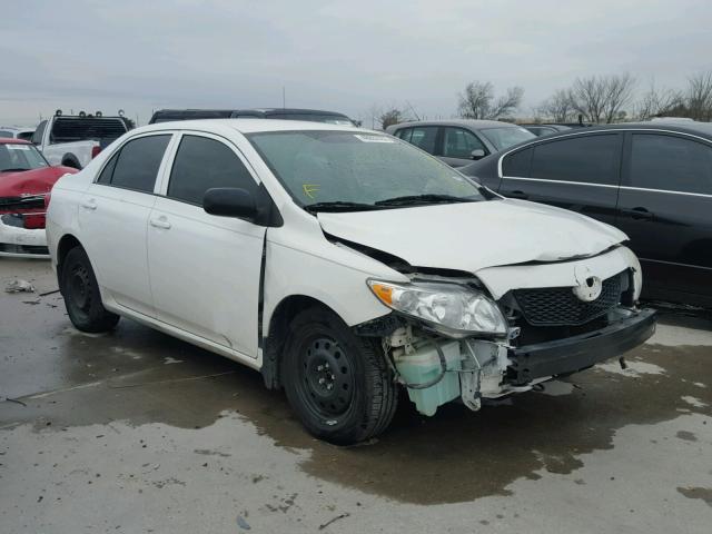 1NXBU40E59Z002053 - 2009 TOYOTA COROLLA BA WHITE photo 1