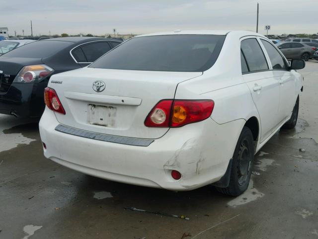 1NXBU40E59Z002053 - 2009 TOYOTA COROLLA BA WHITE photo 4