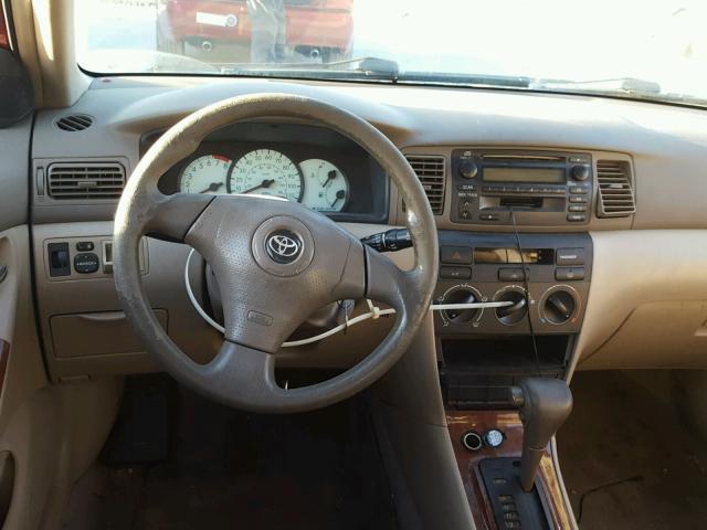 2T1BR32E14C279186 - 2004 TOYOTA COROLLA CE RED photo 9