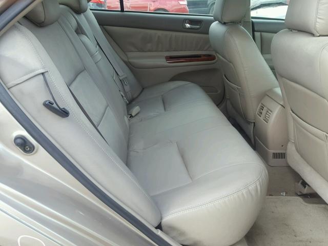 4T1BE32K14U806482 - 2004 TOYOTA CAMRY LE 金色 照片 6