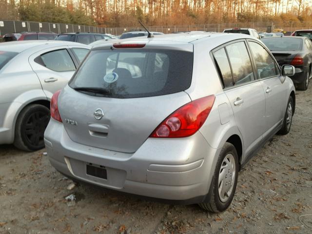 3N1BC13E87L383246 - 2007 NISSAN VERSA S SILVER photo 4