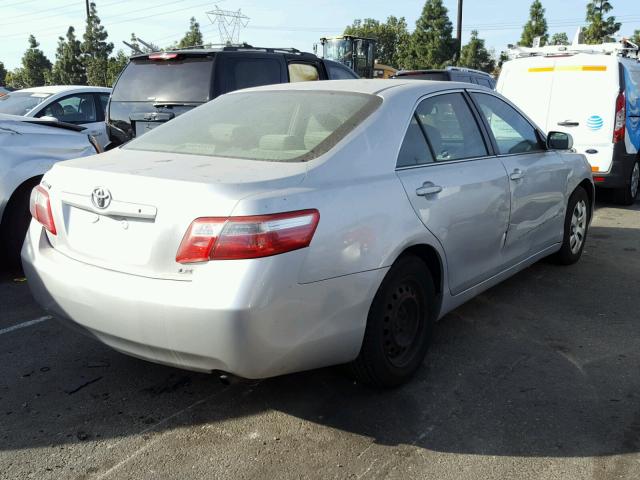 4T1BE46K97U571592 - 2007 TOYOTA CAMRY NEW SILVER photo 4