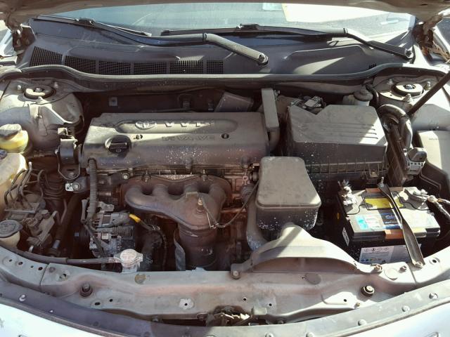 4T1BE46K97U571592 - 2007 TOYOTA CAMRY NEW SILVER photo 7