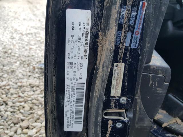 1C4NJDBB7ED591730 - 2014 JEEP COMPASS SP 蓝色 照片 10