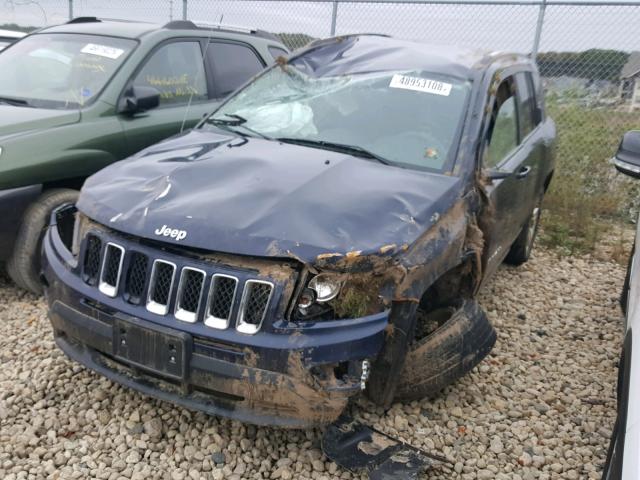 1C4NJDBB7ED591730 - 2014 JEEP COMPASS SP 蓝色 照片 2