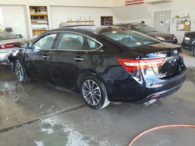 4T1BK1EB0GU232065 - 2016 TOYOTA AVALON XLE BLACK photo 3