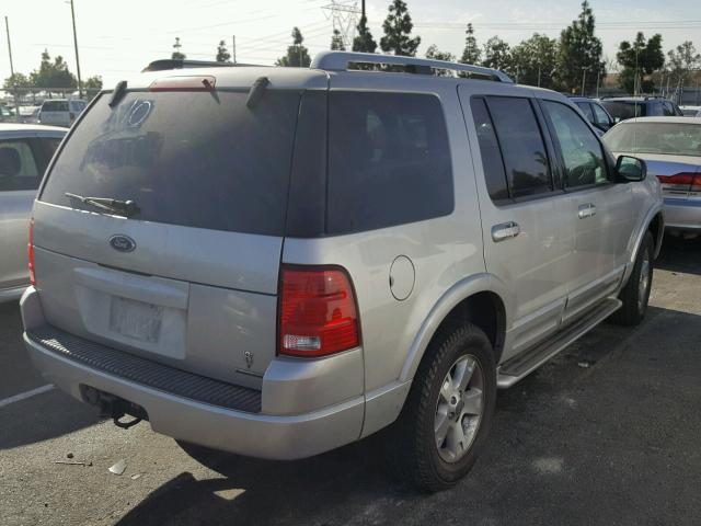 1FMZU65W83UC03478 - 2003 FORD EXPLORER L SILVER photo 4