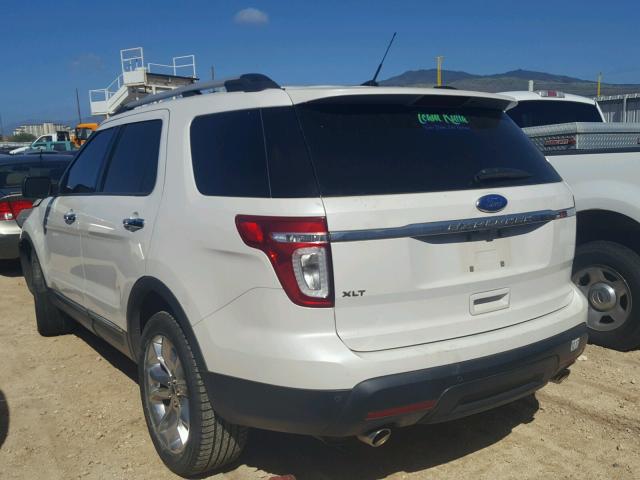 1FMHK7D89BGA46969 - 2011 FORD EXPLORER X WHITE photo 3