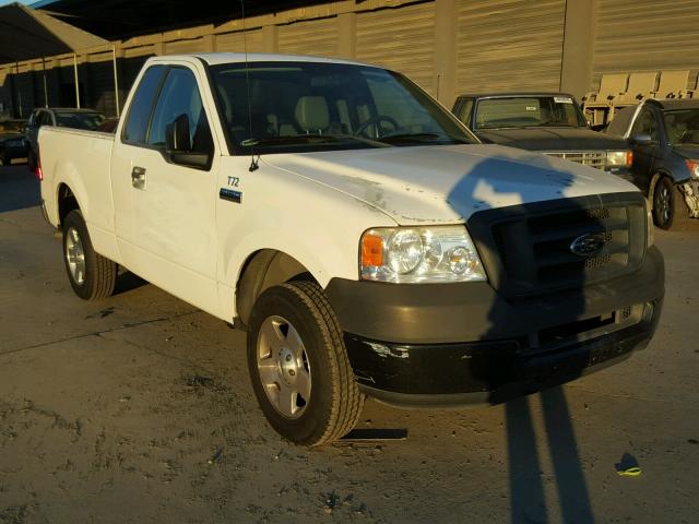 1FTRF12245KC56955 - 2005 FORD F150 WHITE photo 1