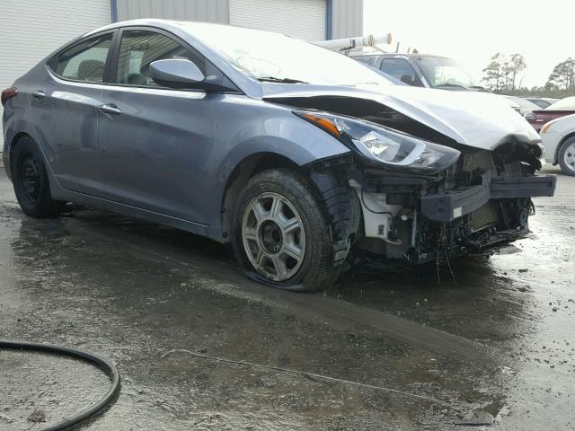 5NPDH4AE3GH767723 - 2016 HYUNDAI ELANTRA SE GRAY photo 1