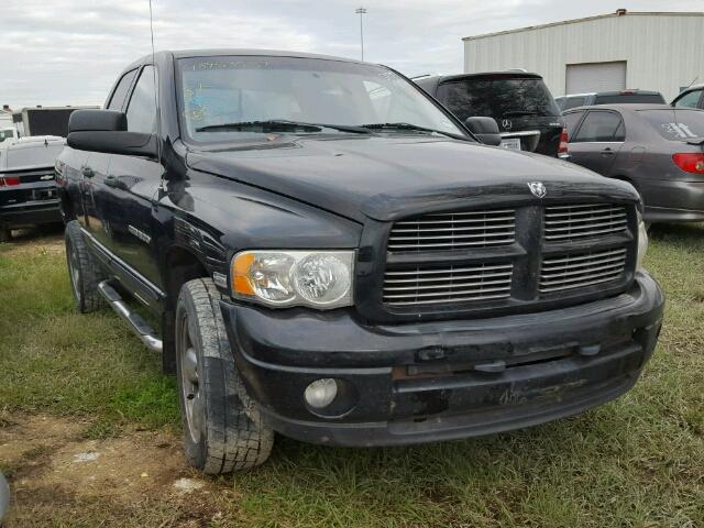 1D7HU18DX4J214259 - 2004 DODGE RAM 1500 S BLACK photo 1